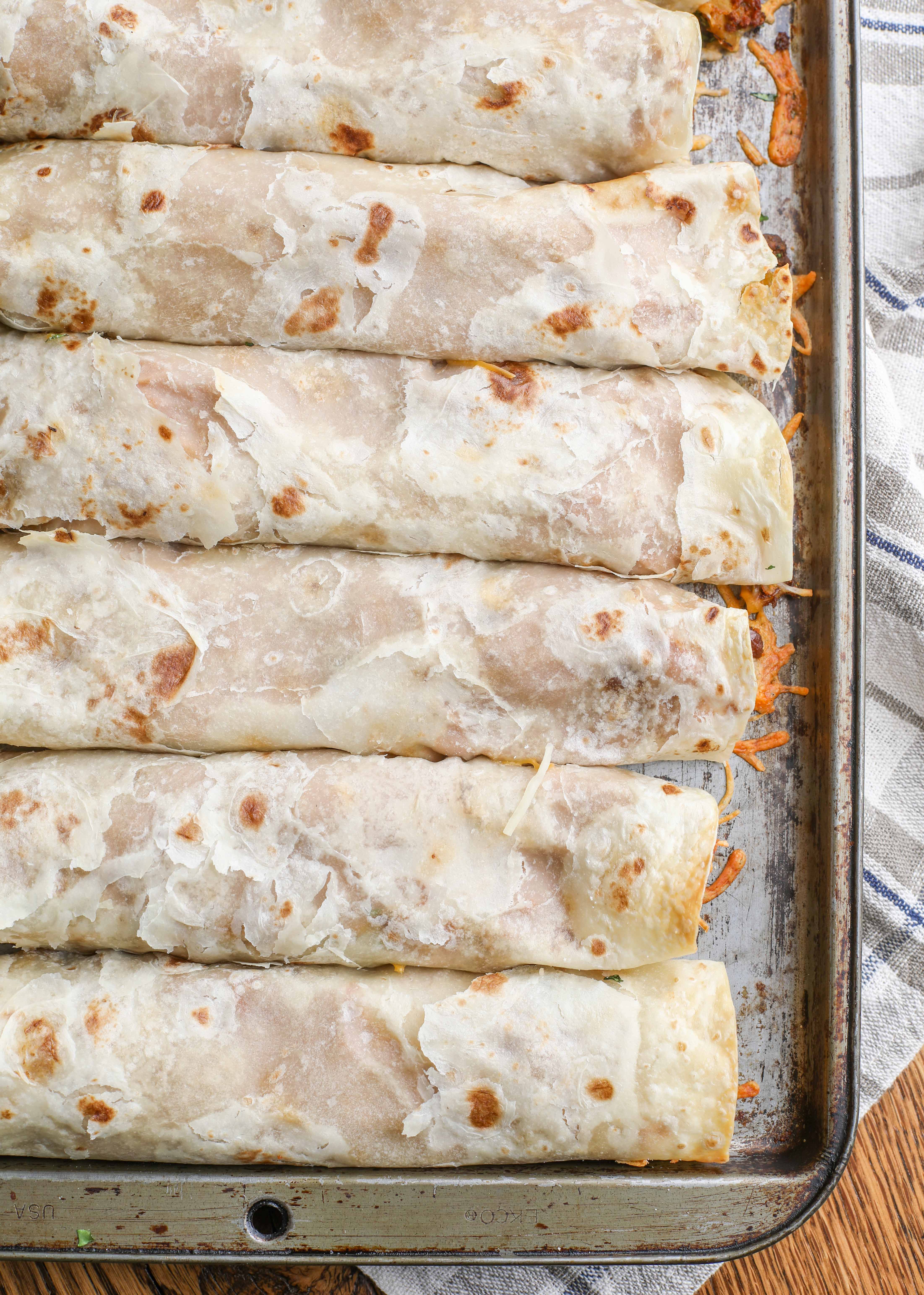 Cheesy Beef & Bean Burritos: Baked, Easy, and Freezer-Ready